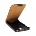 Samsung Galaxy S5 - Genuine Leather Up Down Flip Protective Phone Cover Case - Rose
